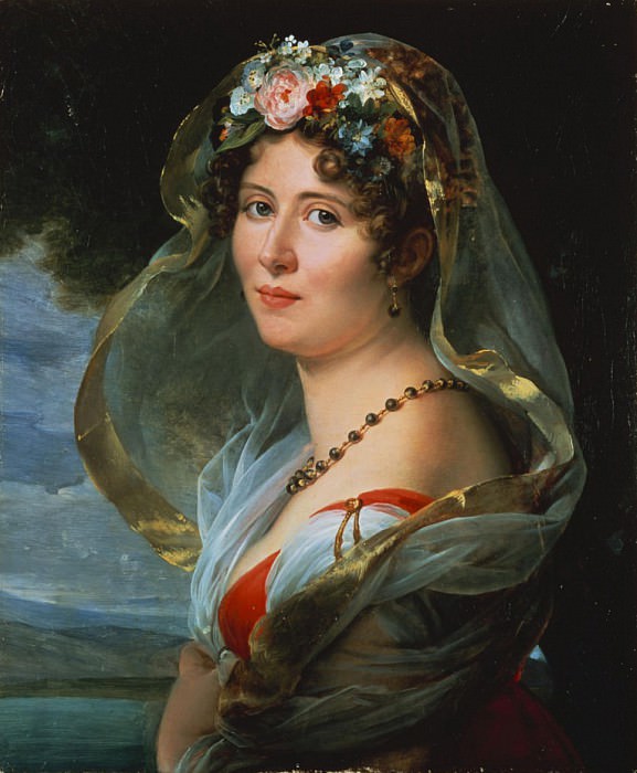 Portrait of Constance Ossolinska Lubienska, Francois Pascal Simon Gerard