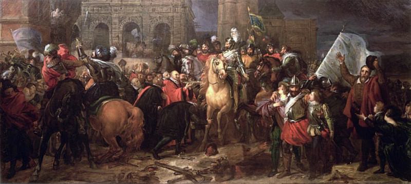 Entry of Henri IV into Paris 22nd March 1594, Francois Pascal Simon Gerard