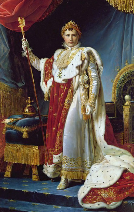 Napoleon I in his coronation robe, Francois Pascal Simon Gerard