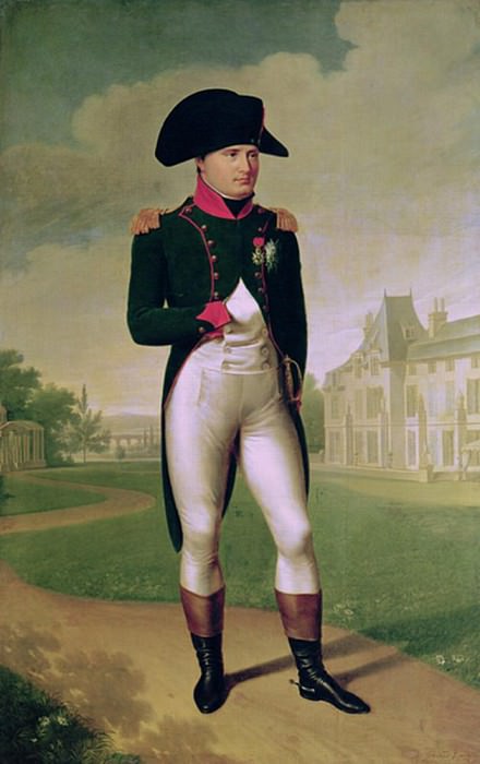 Наполеон I в передней части Шато-де-Мальмезон