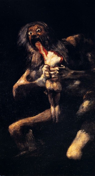 Saturn Devouring His Sons, Francisco Jose De Goya y Lucientes