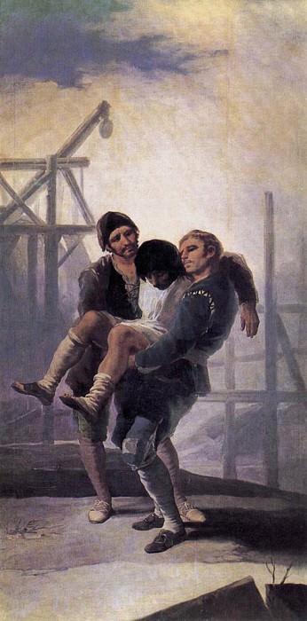 The Injured Mason, Francisco Jose De Goya y Lucientes