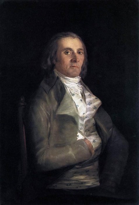 Portrait of Andres del Peral, Francisco Jose De Goya y Lucientes