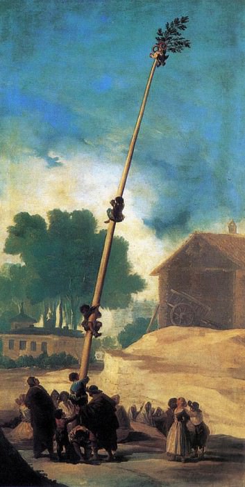 The Greasy Pole La Cucana, Francisco Jose De Goya y Lucientes