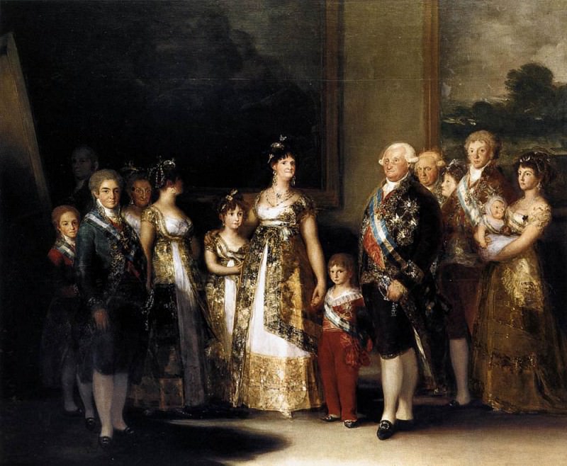 Charles IV and his Family, Francisco Jose De Goya y Lucientes