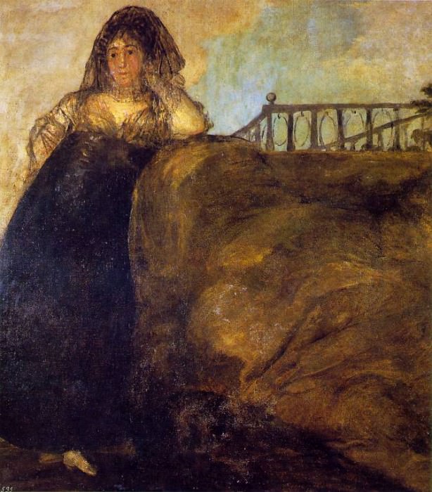 Leocadia, ca 1821-23, 147x132 cm, Oil on plaster remoun, Francisco Jose De Goya y Lucientes