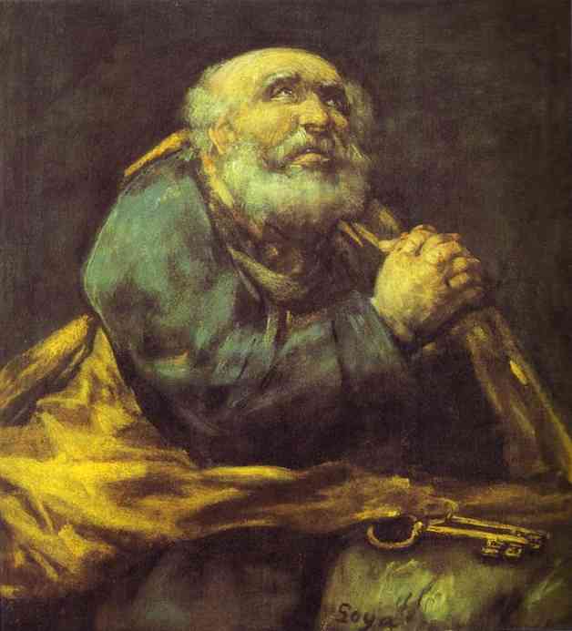 St. Peter Repentant, Francisco Jose De Goya y Lucientes