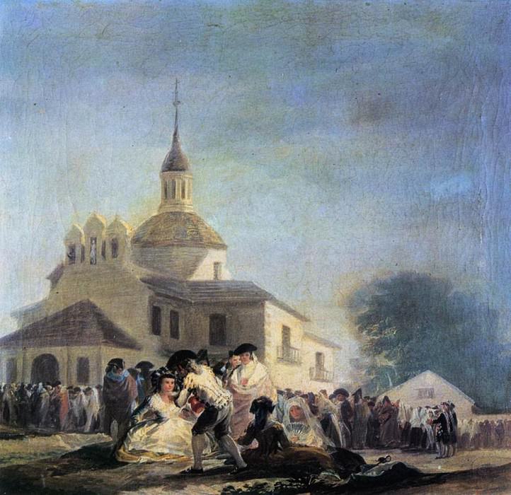 Pilgrimage to the Church of San Isidro, Francisco Jose De Goya y Lucientes