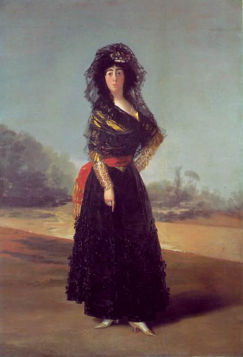 Герцогиня Альба в Черном, 1797, Франсиско Хосе де Гойя-и-Лусьентес