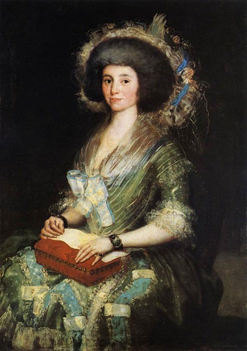 Portrait of the Wife of Juan Agustin Cean Bermudez, Francisco Jose De Goya y Lucientes