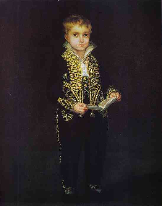 Портрет Виктора Гиэ, Франсиско Хосе де Гойя-и-Лусьентес