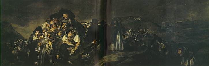 Паломники в церковь Св. Исидора, фрагмент, Франсиско Хосе де Гойя-и-Лусьентес