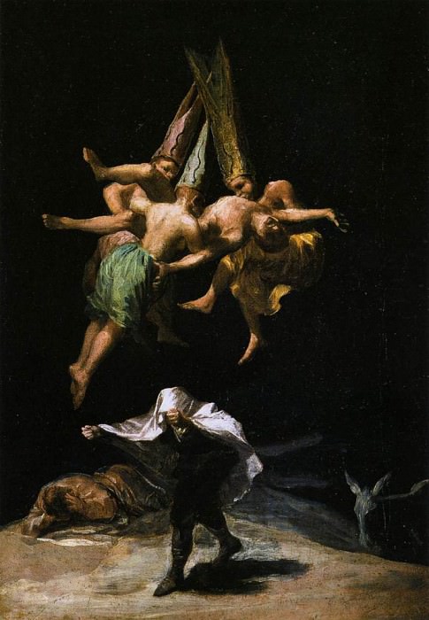 Witches in the Air, Francisco Jose De Goya y Lucientes