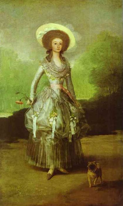 The Marquesa de Pontejos, Francisco Jose De Goya y Lucientes