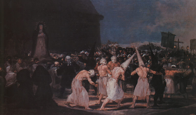 Шествие флагеллантов , Франсиско Хосе де Гойя-и-Лусьентес