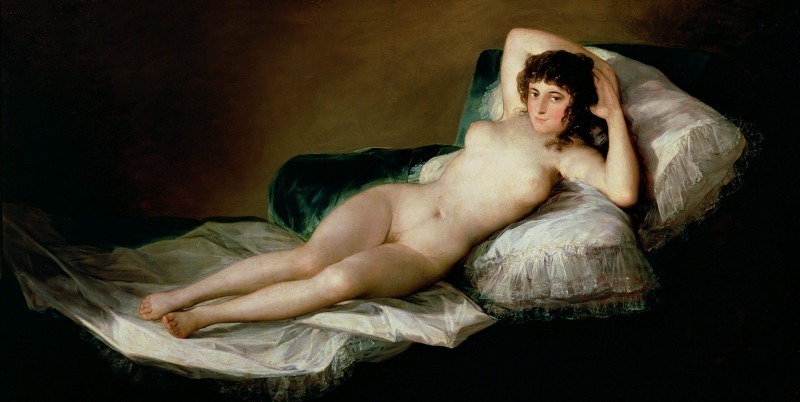 The Naked Maja, Francisco Jose De Goya y Lucientes
