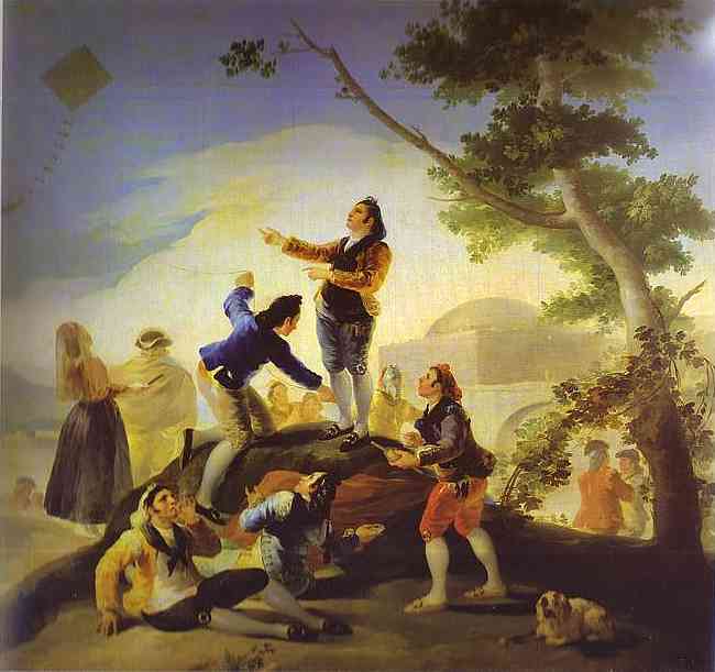 La cometa , Francisco Jose De Goya y Lucientes