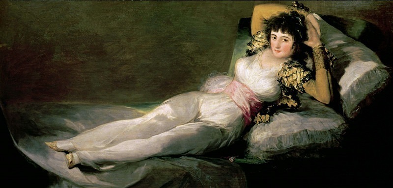 The Clothed Maja , Francisco Jose De Goya y Lucientes
