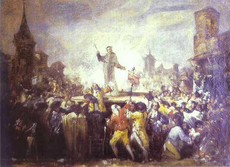 Le motin de Esquilache , Francisco Jose De Goya y Lucientes