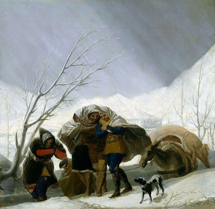 Winter Scene, Francisco Jose De Goya y Lucientes