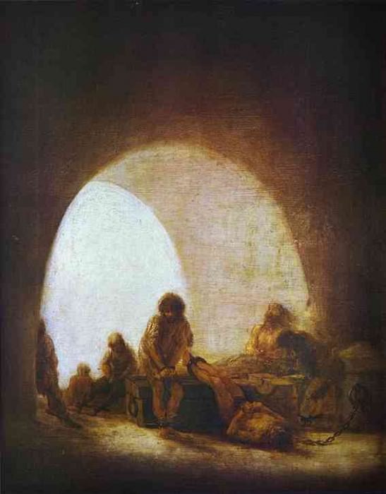 A Prison Scene, Francisco Jose De Goya y Lucientes