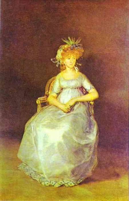 Portrait of the Countess of Chinch n, Francisco Jose De Goya y Lucientes