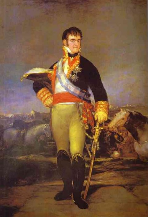 Портрет Фердинанда VII, Франсиско Хосе де Гойя-и-Лусьентес
