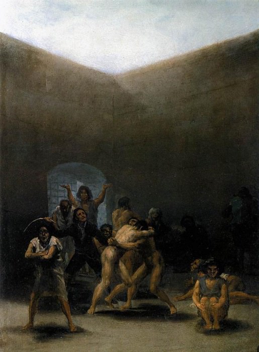 The Yard of a Madhouse, Francisco Jose De Goya y Lucientes