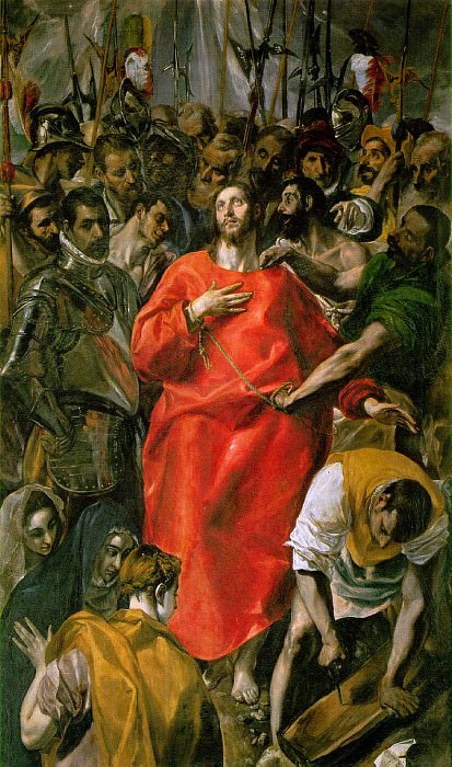 Срывание риз со Христа, Эль Греко