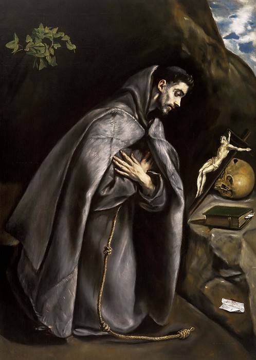 Saint Francis in Prayer, El Greco