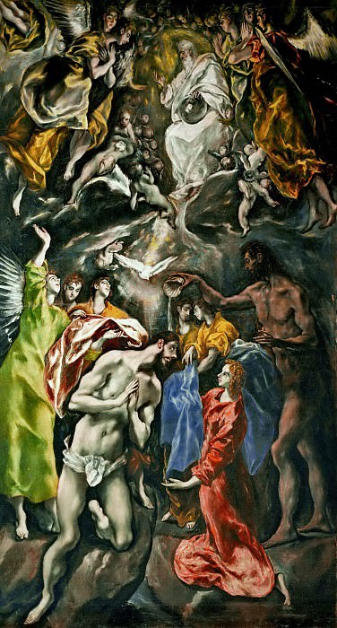 Крещение Христа, Эль Греко