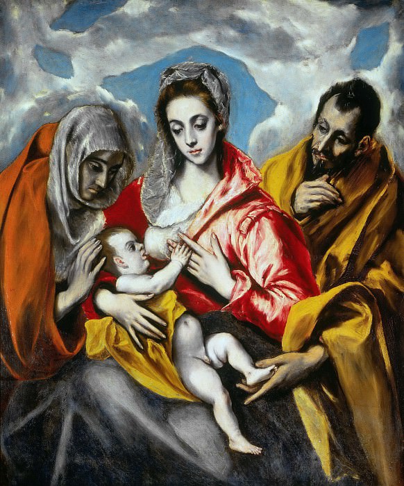 Святое семейство, Эль Греко