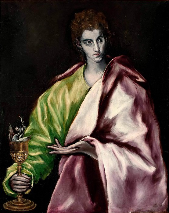 Святой Иоанн Богослов, Эль Греко
