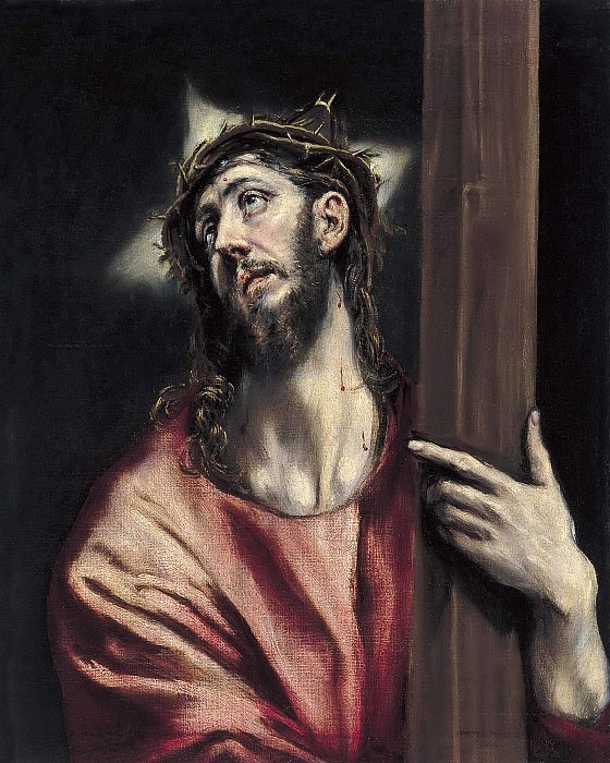 Христос с крестом, Эль Греко