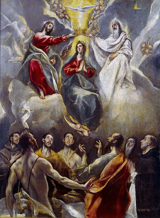 Коронование Девы Марии, Эль Греко