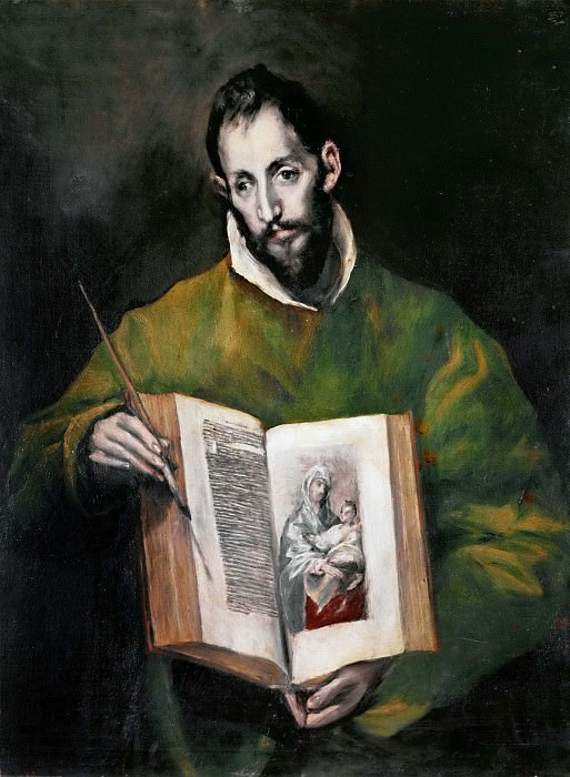 Saint Luke Evangelist, El Greco