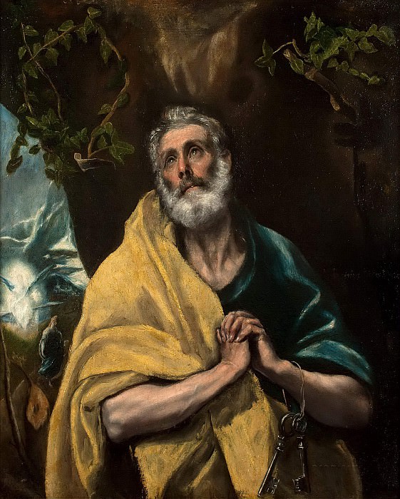 Святой Петр в слезах, Эль Греко