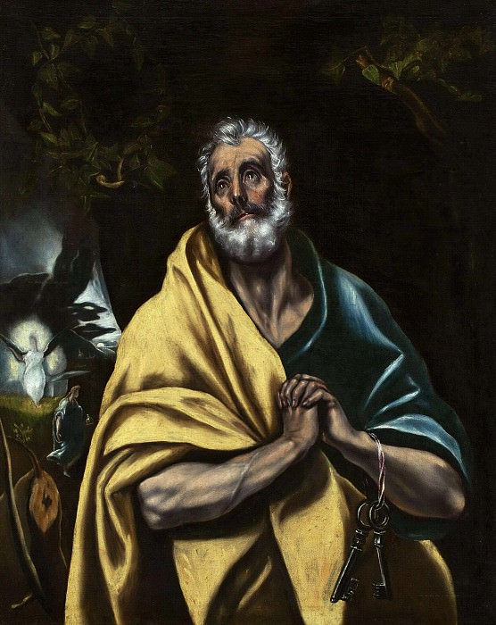 The tears of Saint Peter, El Greco