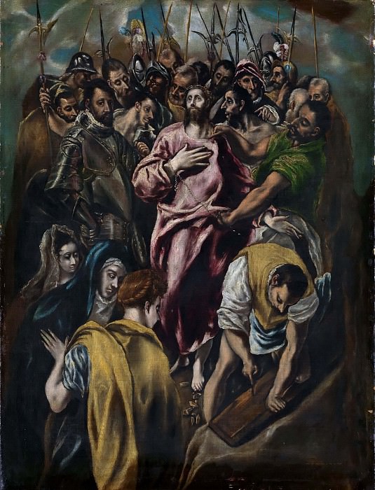 Срывание риз со Христа [приписывается], Эль Греко