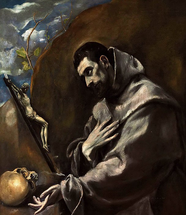 Святой Франциск в размышлении, Эль Греко