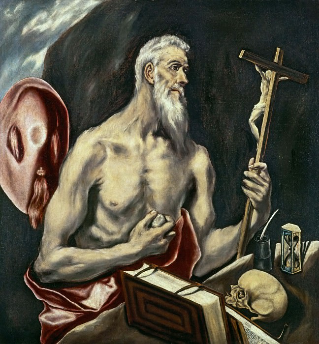 Кающийся святой Иероним, Эль Греко