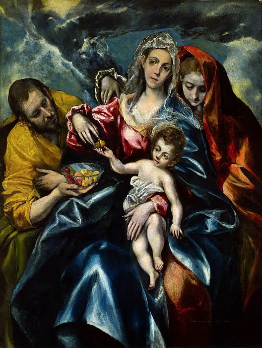 Святое Семейство с Марией Магдалиной, Эль Греко
