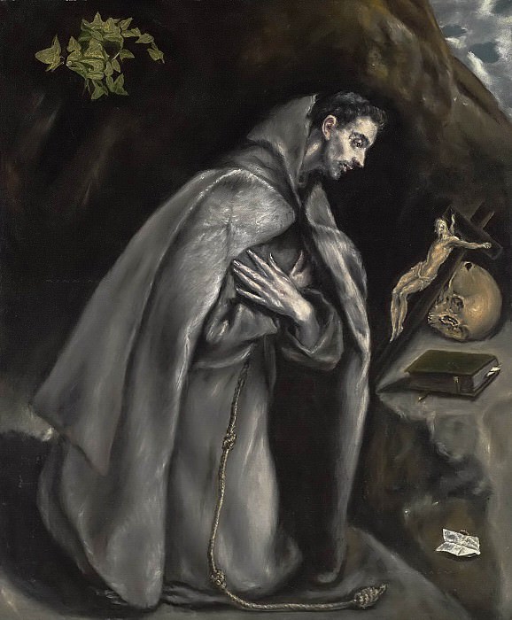 Saint Francis in Meditation, El Greco