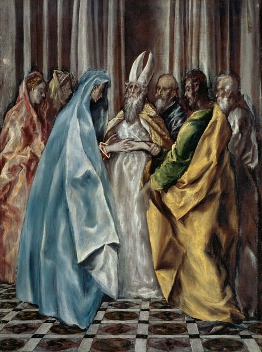 Бракосочетание Девы Марии, Эль Греко