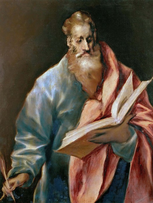 Апостол Матфей, Эль Греко