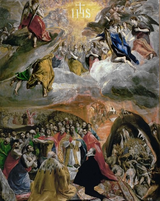 Adoration of the Name of Jesus , El Greco