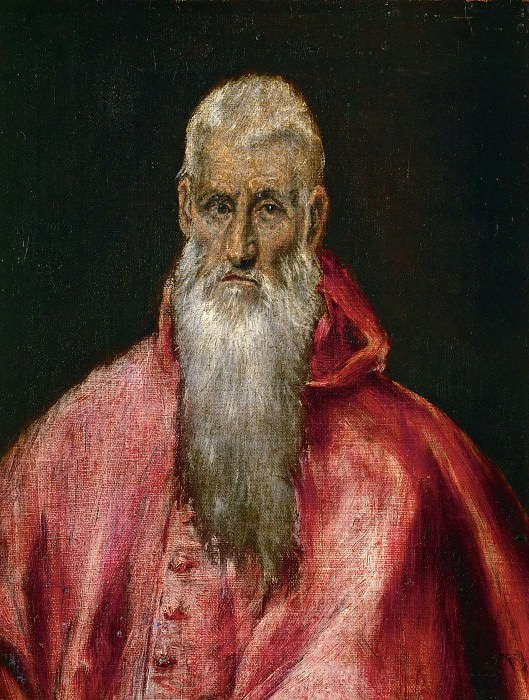 Святой Иероним в образе кардинала, Эль Греко