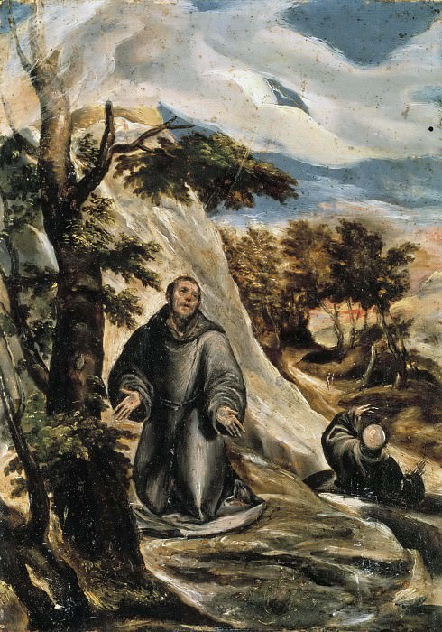 St Francis Receiving the Stigmata, El Greco