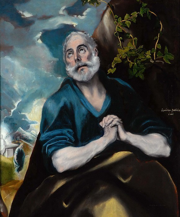 The Tears of St. Peter, El Greco