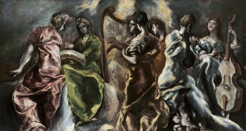 The Concert of the Angels, El Greco